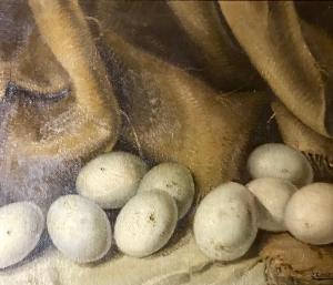 SAENZ Joaquin 1931,Bodegón con huevos,Goya Subastas ES 2020-02-13