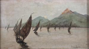 SAENZ SAENZ Pedro 1836-1927,Marina con veleros,Subastas Bilbao XXI ES 2018-03-16