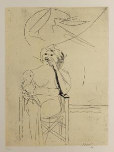 SAETTI Bruno 1902-1984,Maternità con angelo,1956,Cambi IT 2024-04-10