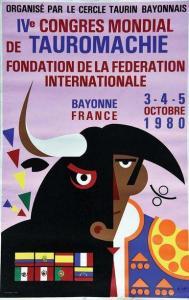 SAEZ A,Bayonne IV Congrès Mondial de Tauromachie,1980,Millon & Associés FR 2020-02-28