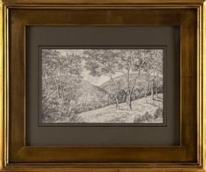 SAFFORD Arthur R 1900-1992,Birches on a mountainside,Eldred's US 2022-11-03