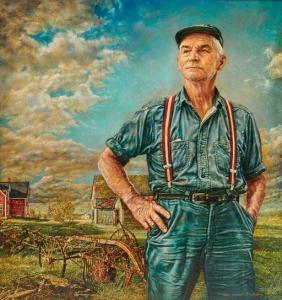 SAFRAN Bernard 1924-1995,A New Brunswick Farmer,1980,Grogan & Co. US 2020-11-15