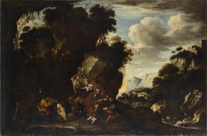 SAFTLEVEN Cornelius,Le tentazioni di Sant'Antonio Abate,1629,Bertolami Fine Arts 2023-04-27