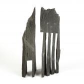 SAGANIC Livio 1950,Slate Sculptures,c.1982,Cottone US 2017-09-22