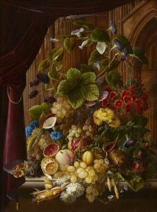 SAGER Ernst 1810-1838,Floral Still Life,1829,Lempertz DE 2015-05-02