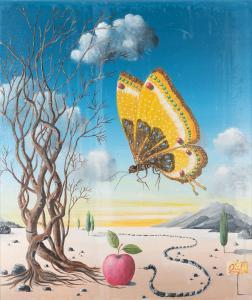 SAHAKIAN Onik 1936-2013,Butterfly in Eden,2000,William Doyle US 2020-06-16