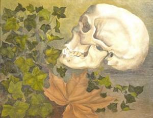 SAID Anne 1914-1995,SKULL WITH IVY,Sworders GB 2009-05-19