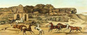 SAID Hamed 1908-2006,Horses,1940,Bonhams GB 2017-11-28