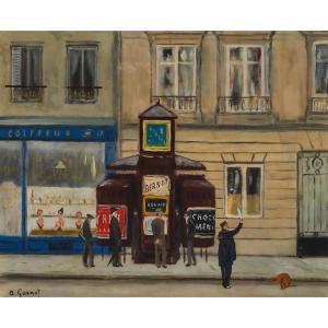 SAINT FARE GARNOT André,PARISIAN STREET SCENE WITH PISSOIR,Waddington's CA 2023-08-24