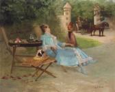 SAINT LANNE Georges 1848-1912,Visitor,Sotheby's GB 2003-01-29