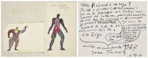 SAINT PHALLE Niki # TINGUELY Jean,Projets de Nanas et maquettes de costum,1967,Christie's 2023-04-07