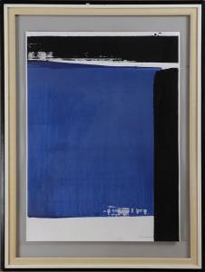 SAINT PIERRE Solange 1900-1900,COMPOSITION IN BLUE,Stair Galleries US 2008-06-21