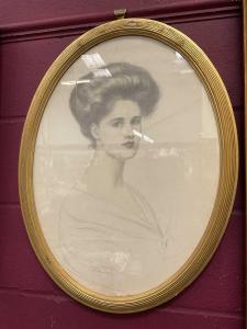 SAINTON Charles Prosper 1861-1914,portrait of an elegant Edwardian lady,Reeman Dansie GB 2023-08-28