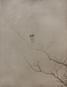 SAINTON Charles Prosper 1861-1914,Tree branch with fairy,Mallams GB 2017-03-16