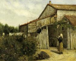 SAINZ Y SAINZ Casimiro 1853-1898,Farmstead in Spain,Van Ham DE 2011-05-13