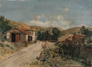 SAINZ Y SAINZ Casimiro 1853-1898,Paesaggio di campagna,Gregory's IT 2023-04-27