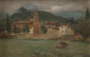 SAINZ Y SAINZ Casimiro 1853-1898,Paisaje,Alcala ES 2023-03-16