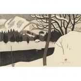 SAITO Kiyoshi 1907-1992,Winter Scene,1986,Treadway US 2008-09-14