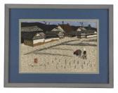 SAITO KYOSHI 1907-1997,Plowing the Rice Field,Winter Associates US 2023-02-20