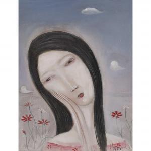 SAITO Shin Ichi 1922-1994,COSMOS GIRL,1989,New Art Est-Ouest Auctions JP 2023-07-30