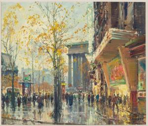 SALABET Jean 1900-1900,Street Scene,Cottone US 2023-01-11