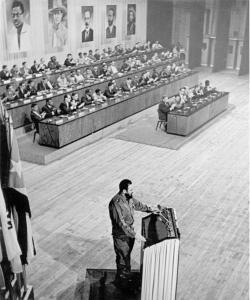SALAS Osvaldo 1914-1992,Fidel Castro en la Tri Continental,Finarte IT 2023-12-12