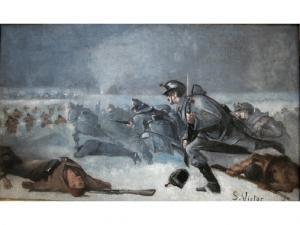 SALAS Victor 1900-1900,A SCENE FROM THE ITALIAN WAR OF INDEPENDENCE: AUST,Lawrences GB 2009-04-24