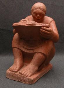 SALAZAR,American Indian terracotta sculpture,Hood Bill & Sons US 2006-09-12