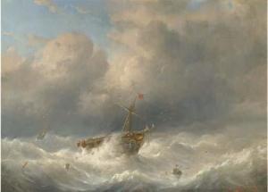 SALEH Raden Sjarief Bastaman 1814-1880,A storm at sea,1839,Christie's GB 2005-10-04