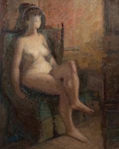 SALGADO Demetrio 1916-2000,Seated Nude,Hindman US 2023-02-22