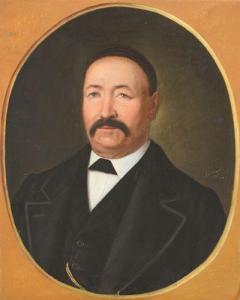 SALGADO Jose Veloso 1864-1945,Ritratto di gentiluomo,1876,Meeting Art IT 2021-10-27