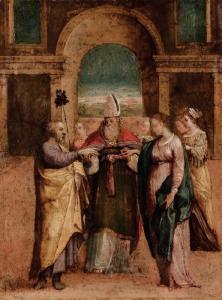 SALIMBENI BEVILACQUA Ventura Arcangelo,Sposalizio della Vergine,1589 circa,Finarte 2007-05-16