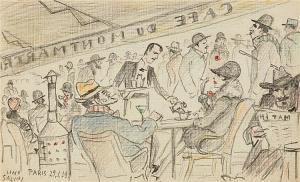 SALINI Lino 1889-1944,Café du Montmartre,1929,Lempertz DE 2017-11-16