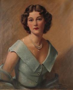 SALISBURY frank o 1864-1962,Portrait of Jean Fisher,1953,Tennant's GB 2019-11-08