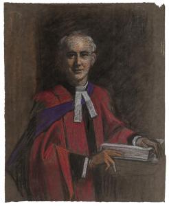 SALISBURY Frank Owen,Ten portraits: Rev. Coslie Weatherhead, Methodist ,1954,Rosebery's 2024-02-06