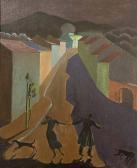 SALKELD Cecil French 1904-1969,FIGURES IN A STREET,De Veres Art Auctions IE 2021-11-23