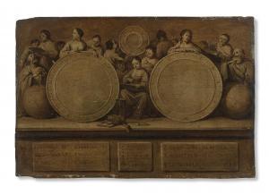 SALLAERT Antonius 1590-1657,Projet de frontispice avec mesures et allégories d,Christie's 2022-05-18