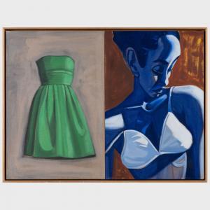 SALLE David 1952,Blue Girl,2008,Stair Galleries US 2024-02-15