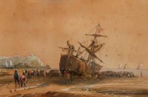 SALMON J 1900-1900,L'arrivée des pêcheurs,1874,Brissoneau FR 2014-11-28