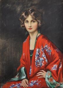 SALMON J.M. Balliol 1868-1953,Portrait of a Seated Lady,John Nicholson GB 2017-02-01