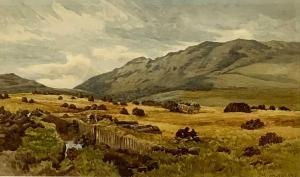 SALMON John Cuthbert 1844-1917,peat cutting,Rogers Jones & Co GB 2023-04-25