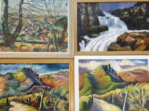 SALMON Paul,Conwy Mountain and waterfall,Rogers Jones & Co GB 2023-04-25