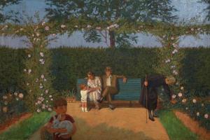 SALOMON Jacques 1885-1985,Famille au jardin,AuctionArt - Rémy Le Fur & Associés FR 2019-06-06