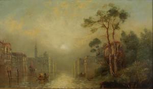 SALT James,A gondolier at dawn; Sunset over Venice,Bellmans Fine Art Auctioneers 2023-10-10