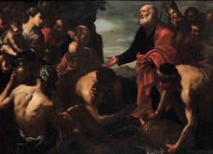Saltarello Luca 1610-1640,Mosè fa scaturire l\’acqua dalla roccia,Cambi IT 2023-06-27