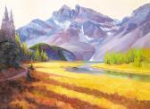 SALTEIL MARSHALL Alice 1948,Autumn Glow, The Towers, Mt. Assiniboine area B.C.,2007,Levis 2015-04-19