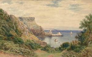 SALTER John William 1825-1891,Ansty's Cove, Babbacombe, Devon,1870,David Lay GB 2023-06-15