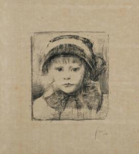 SALTOFT Edvard Anders 1883-1939,A childrens portrait,Bruun Rasmussen DK 2018-06-11