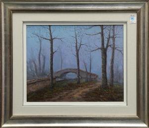 Salvadori LUIGI 1900-1900,Bridge in the Mist,Clars Auction Gallery US 2014-03-15