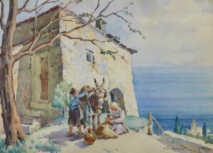 SALVARANI Arcangelo (1882-1953) acquarellista, pittore, Aste